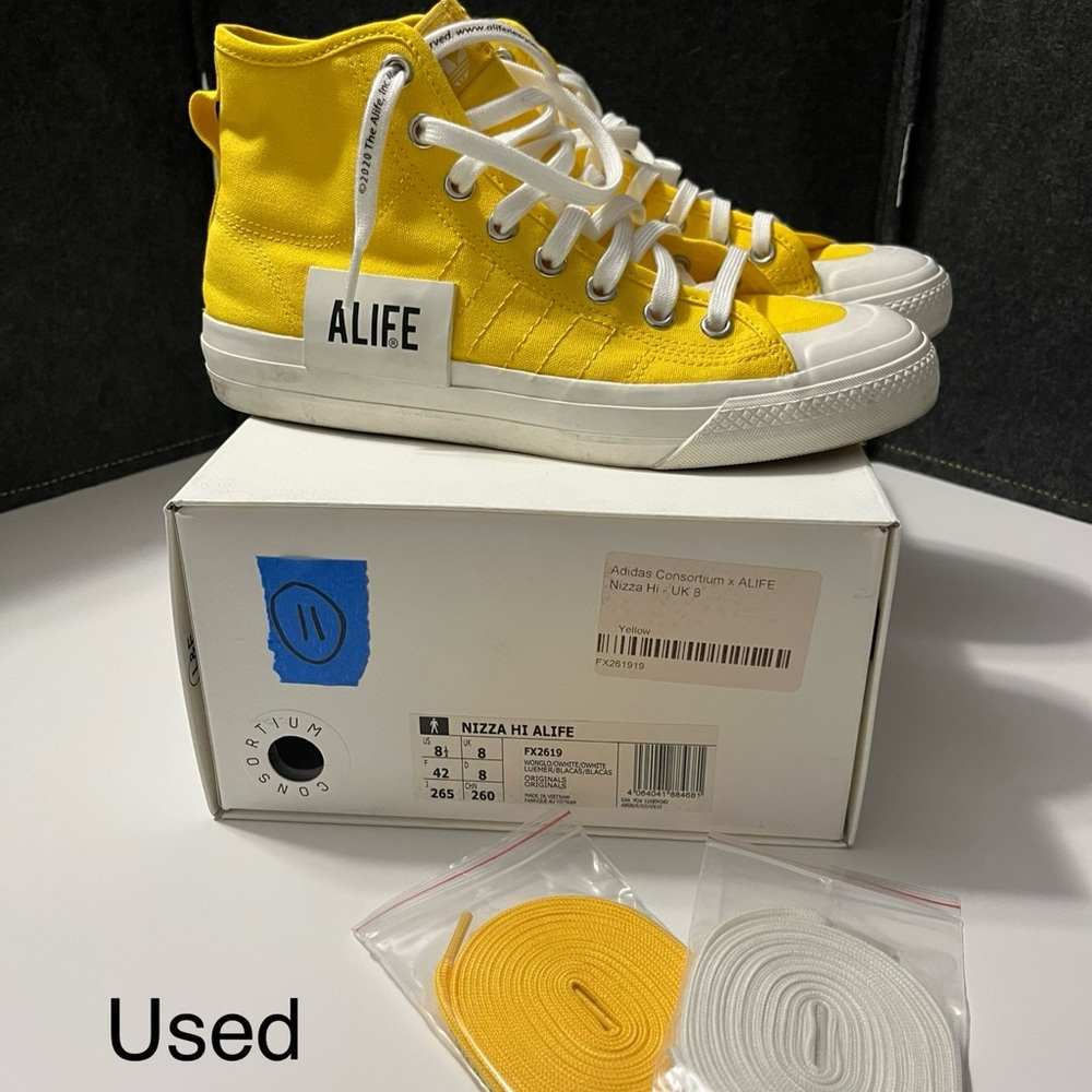 Adidas  Nizza Hi ALIFE Yellow Shoes